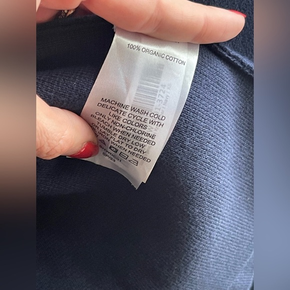 NWT Quince 100% Organic Cotton Women’s Knit Blazer in Navy - Picture 5 of 9